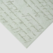  handgeschreven brief tissuepapier (Detail)