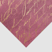 handgeschreven brief tissuepapier (Detail)