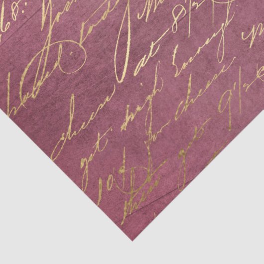 handgeschreven brief tissuepapier (Detail)