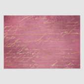 handgeschreven brief tissuepapier (Voorkant)