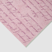 handgeschreven brief tissuepapier (Detail)