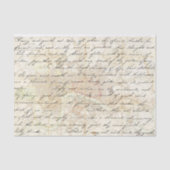  handgeschreven briefje Londen Map Decoupage Tissuepapier (Voorkant)