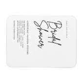 Handgeschreven Bruidscadeaufeest Magneet (Horizontaal)