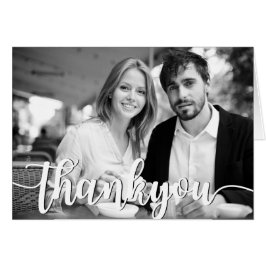 Handgeschreven bruiloft Bedankt kaarten