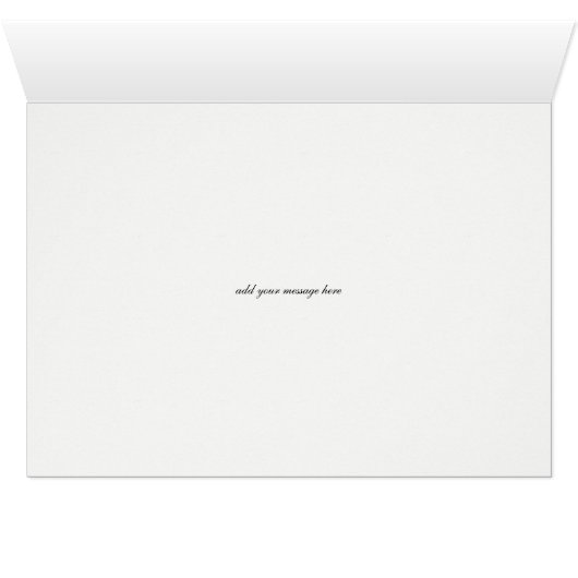 Handgeschreven bruiloft Bedankt kaarten (Binnen Horizontaal (Onder))