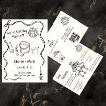 Handgeschreven bruiloft