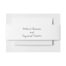 Handgeschreven bruiloft