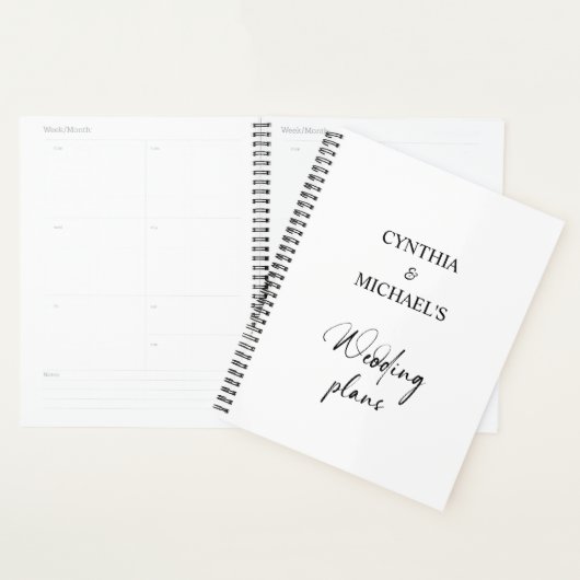 Handgeschreven bruiloft voor script planner (Display)