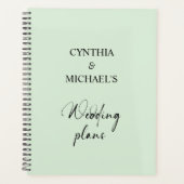 Handgeschreven bruiloft voor script planner (Voorkant)