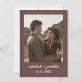 Handgeschreven Champagne Tower Bewaar de datum Kaart (Achterkant)