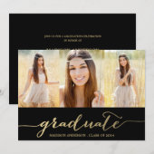 Handgeschreven collage | Oproep van de GraduPartij Kaart (Voorkant / Achterkant)