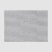 Handgeschreven cursief script tissuepapier (Voorkant)