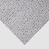 Handgeschreven cursief script tissuepapier (Detail)