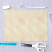 Handgeschreven cursieve brief tissuepapier (Craft)