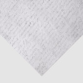 Handgeschreven cursieve brief tissuepapier (Detail)