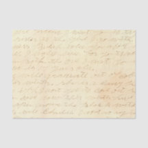 Handgeschreven cursieve brief