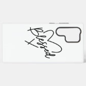 Handgeschreven dankbaarheidscitaat samsung galaxy hoesje (Achterkant horizontaal)