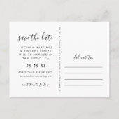 Handgeschreven de Foto van de Weddenschap van het  Aankondigingskaart (Achterkant)