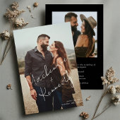 Handgeschreven de Namen van het Manuscript Foto sp Save The Date