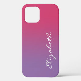 Handgeschreven de Roze van de Naam van het Manuscr Case-Mate iPhone Case