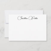 Handgeschreven de Sjabloon van de Naam van het Man (Voorkant)