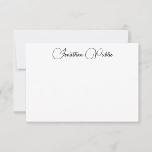 Handgeschreven de Sjabloon van de Naam van het Man