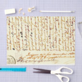 handgeschreven documentpapier tissuepapier (Craft)