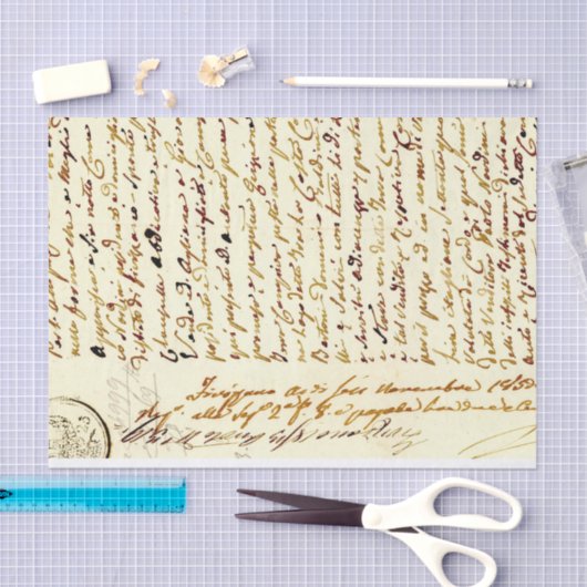 handgeschreven documentpapier tissuepapier (Craft)