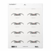 Handgeschreven door Auteur Bookplate Etiket (Full Sheet)