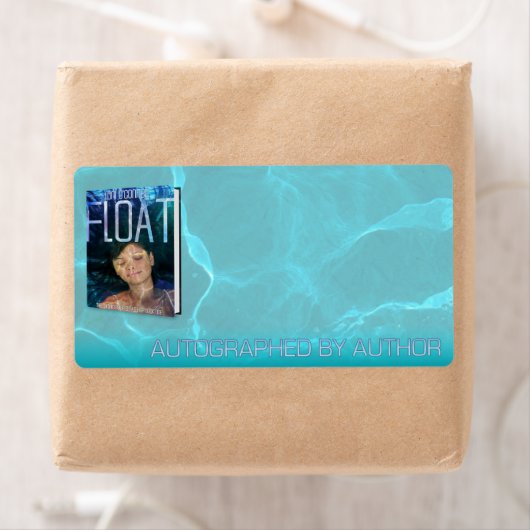 Handgeschreven door Author voor Float Etiket (Insitu)
