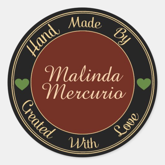 Handgeschreven door Sticker - SRF (Voorkant)