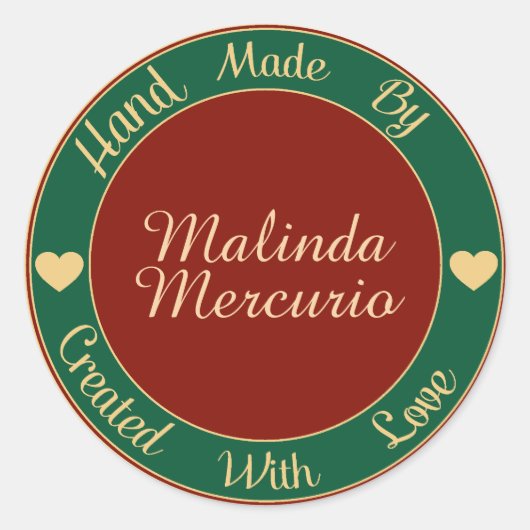 Handgeschreven door Sticker - SRF (Voorkant)