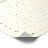 Handgeschreven Downloadable Waar waren ze Game Poster (Hoek)