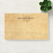 Handgeschreven Elegante  Monogram Sjabloon Post-it® Notes (Kantoor)