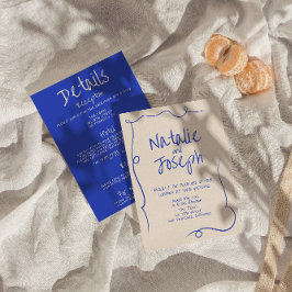 Handgeschreven en getekende moderne funky alles in kaart