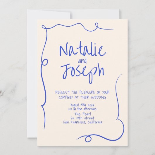 Handgeschreven en getekende moderne funky alles in kaart (Voorkant)