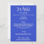 Handgeschreven en getekende moderne funky alles in kaart (Achterkant)