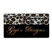 Handgeschreven etiketten met handgemaakte papieren (Voorkant)