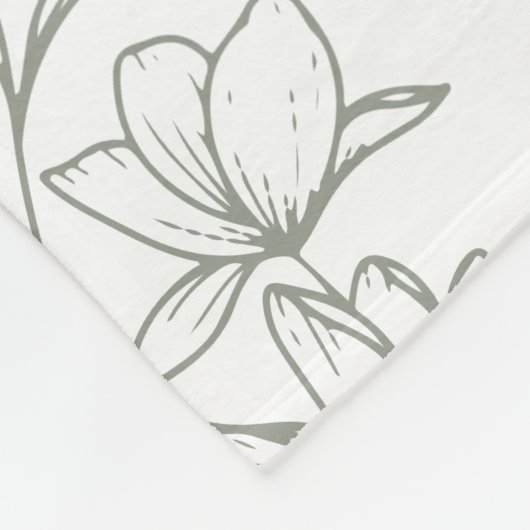 handgeschreven fleece deken (Hoek)