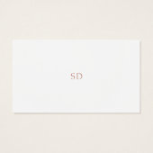 Handgeschreven Floral Wedding Dank u kaart (Achterkant)