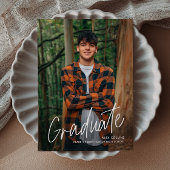 Handgeschreven foto Afstuderen Magnetische aankond