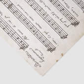  Handgeschreven Frans Twinkle Little Star Tissuepapier (Detail)