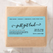 Handgeschreven Funny Chicken Egg Carton Label (Insitu)