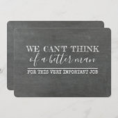 Handgeschreven 'Funny Officers' Voorstel huwt ons Kaart (Voorkant / Achterkant)