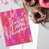 Handgeschreven Galentine's Day Feestdagen Kaart