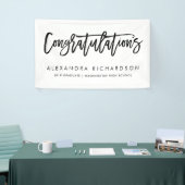 Handgeschreven Gefeliciteerd | Afstuderen | Spandoek (Beurs)