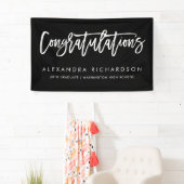 Handgeschreven Gefeliciteerd | Afstuderen | Spandoek (Insitu)