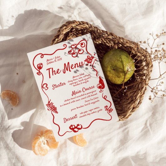 Handgeschreven geïllustreerd Wavy Border grillig m