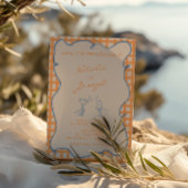 Handgeschreven geschilderde grillige kleurrijke br kaart