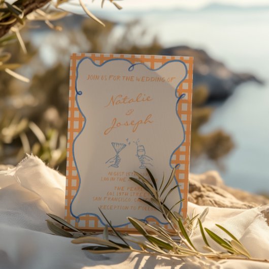 Handgeschreven geschilderde grillige kleurrijke br kaart